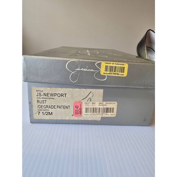 Jessica Simpson Newport Heels Sz 7-1/2B - Picture 13 of 13